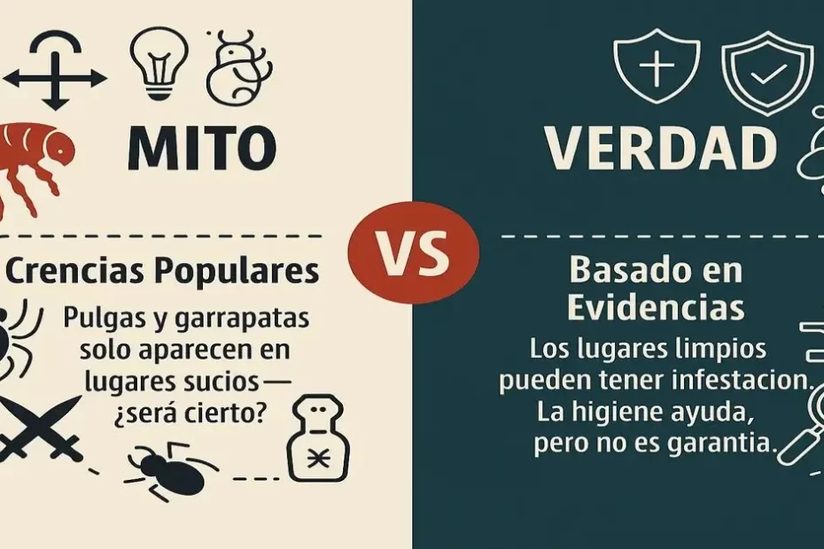 Pulgas y Garrapatas: Mitos y Verdades mitos de pulgas y garrapatas en perros